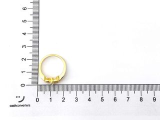 sortija plata 925mm con piedra con circonita t. 12 (16,56 mm)