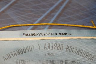 Banderín 1969 Agrupación Obrera y Topográfica, Servicio Geográfico del Ejército.