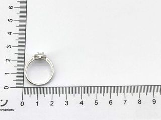 sortija plata 925mm con piedra con circonita t. 10 (15,92 mm)