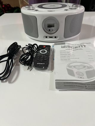 Radio CD Portátil Wisent WTB-791