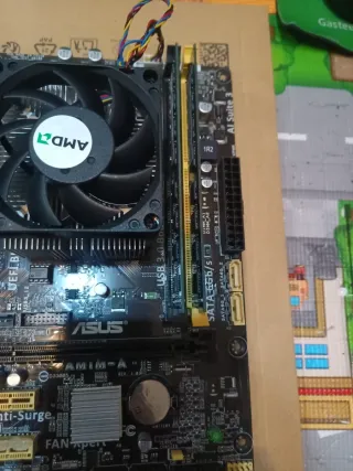 Placa Base ASUS AM1M-A + Athlon 5350 + 8GB RAM