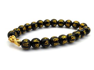 pulsera oro 18k con piedra con perla