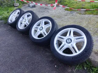 Llantas 17" Seat León 1 Fr + neumáticos 225/45/17.