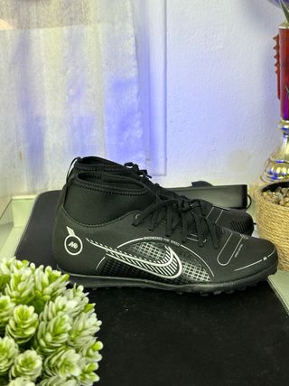 Zapatillas Nike Fútbol Niño Negras