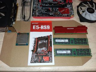 Pack Xeon 18 Núcleos 2699V3, DDR4 48GB, RX 580 8GB