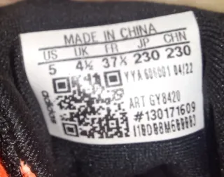 Zapatillas Adidas Atletismo T.37,5 (23cm)