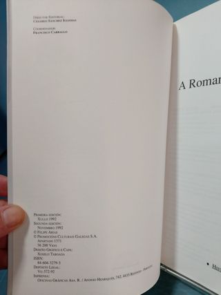 A Romanización de Galicia _ Felipe Arias Vilas. Ediciones A Nosa Terra, 1992.