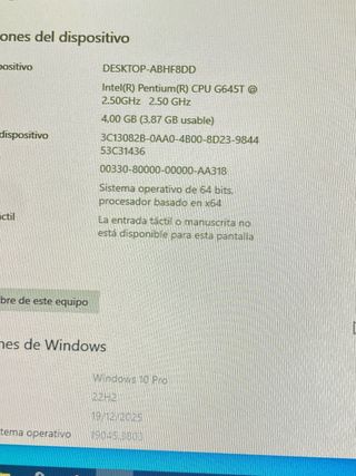 Computer Compaq desktop Nero