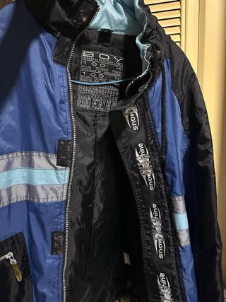 Chaqueta Snow Machine Hombre Azul y Negro