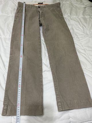 Pantalón Dockers Pana Talla W36 L34 Gris