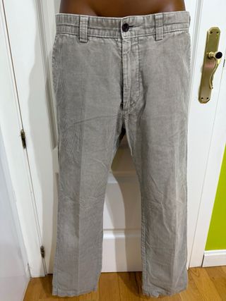 Pantalón Dockers Pana Talla W36 L34 Gris