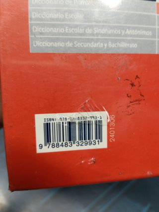 DICCIONARIO, buen estado, SECUNDARIA Y BACHILLERATO, LENGUA ESPAÑOLA, ANAYA