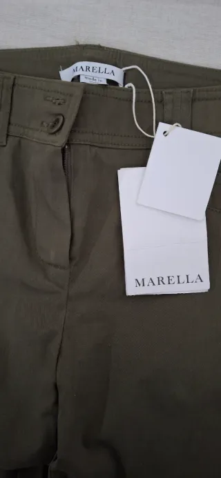Pantalone donna verde oliva