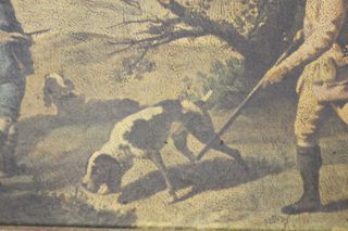 Cuadro reproducción de “La caza de la codorniz” de Goya.