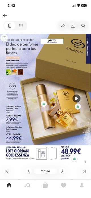 perfume de mujer 45 y desoderante 8