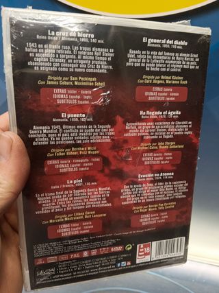 DvD nuevo precintado, 6 dvd , 2ª guerra mundial -películas clásicas bélicas