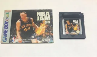 NBA JAM 99 Game Boy Con Manual