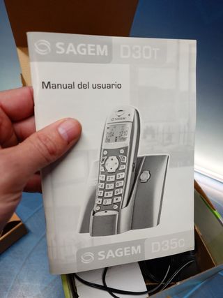 Teléfono SAGEM D30T INALÁMBRICO