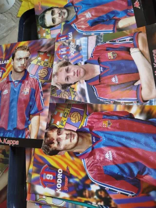 Lote cromos FC Barcelona Kappa