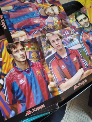Lote cromos FC Barcelona Kappa