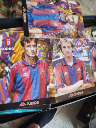 Lote cromos FC Barcelona Kappa