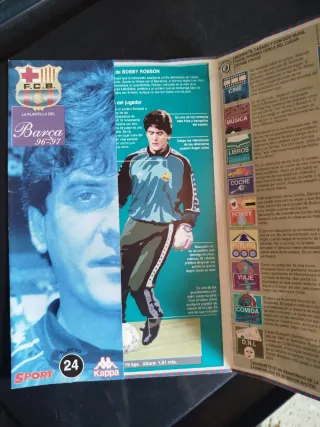 Lote cromos FC Barcelona Kappa