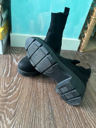 Botas Botín Invierno Negro Talla 39