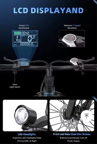 Bicicleta Eléctrica Aairsk s800 250w, 36V13AH