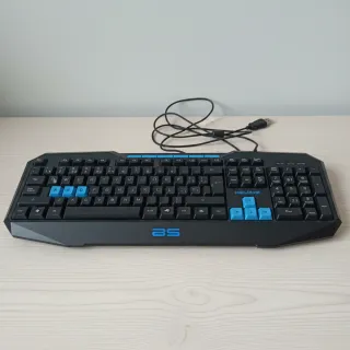 Teclado Bluestork KEYZ2/SP Cable Negro/Azul