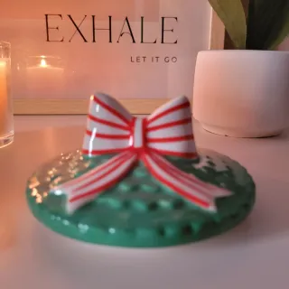 Taza cerámica casa Navidad