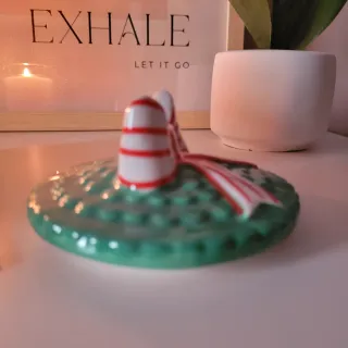 Taza cerámica casa Navidad