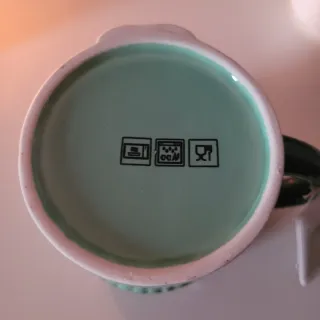 Taza cerámica casa Navidad