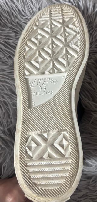 Converse plataforma negras talla 39
