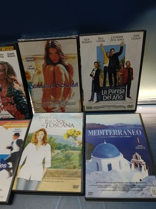 Lote 10 dvds, películas románticas, Belleza robada, Mejor...Imposible, La pareja del año y mas