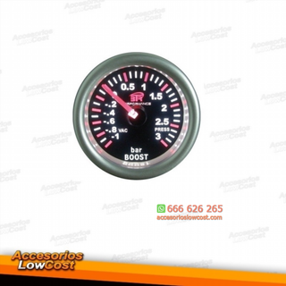 RELOJ PRESIÓN TURBO 52mm. FONDO NEGRO.