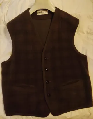 Chaleco Burberry Paño Marrón Talla M