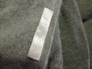 Fashion Chic bolero grigio elegante con fiocco