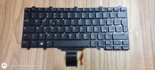 Teclado "Dell Latitude E5250" con retroiluminación