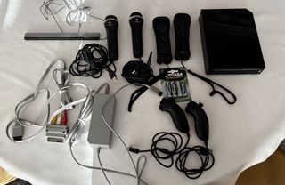 Nintendo Wii Negra Completa con juegos
