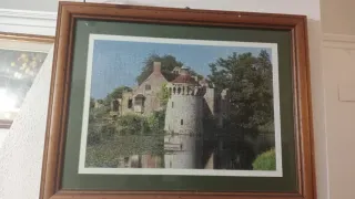 Cuadro Antiguo Castillo Medieval