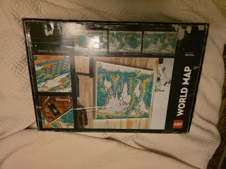 LEGO Art 31203 Mapa Mundo - Maior Set de sempre