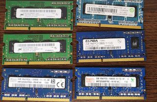 Lote 10x RAM DDR3/DDR3L 2GB Portátil