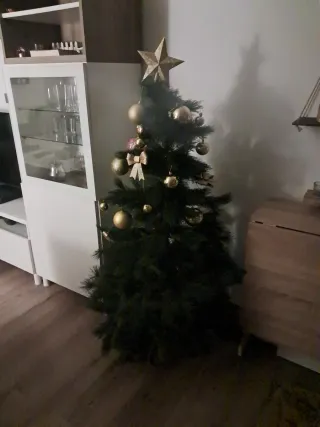Árbol de Navidad decorado