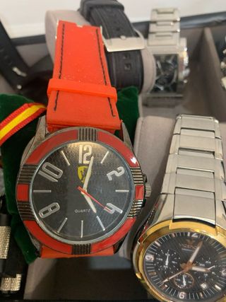 Reloj Ferrari Negro y Rojo