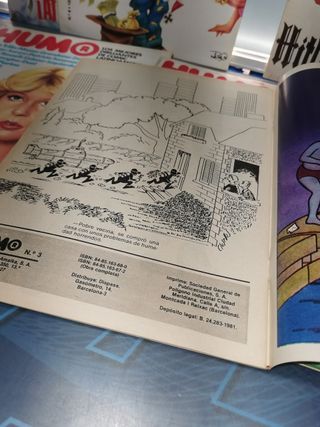 cómics UNDERGROUND-HUMOR -nº 3 al 9-1981