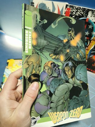 5 tomos Image comics, WILDCATS, YOUNGBLOOD, UNION,WEAPON ZERO, TEAM ONE