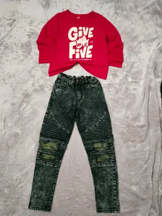 Lote Ropa Niño 8 Años: 3 Camisetas y Pantalón