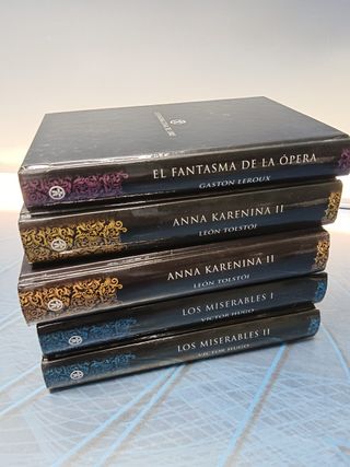 Novelas, 5 tomos,  LOS GRANDES MUSICALES EN LA LITERATURA