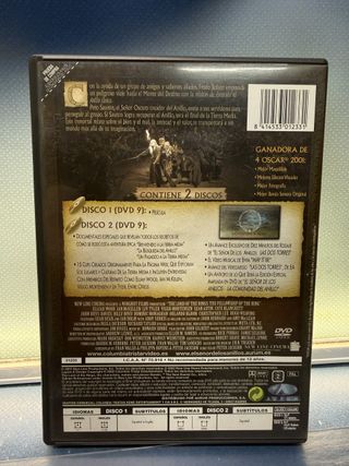 Lote 3 DVD's El señor de los anillos - DVD