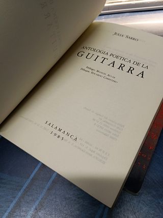 2 libros, Antología poética de la guitarra + Primeros pasos en teoría musical